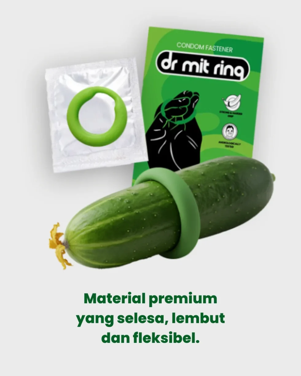 Cincin kemaluan silikon Dr MIT Ring yang lembut dan fleksibel