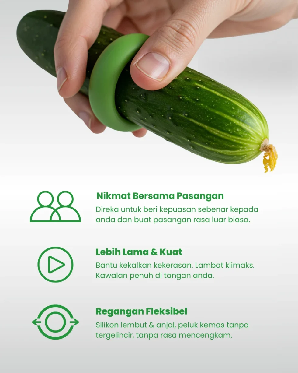 Kelebihan Dr MIT Ring: nikmat bersama pasangan, lebih lama dan kuat, regangan fleksibel